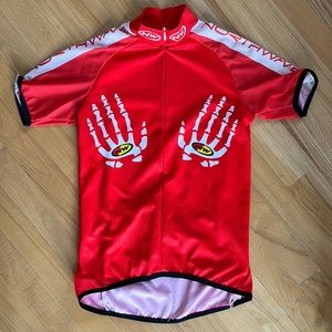 Northwave bike jersey skeleton hands